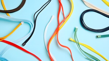 A close-up of colorful paper quilling lines, representing the intricate and artistic process of creating artwork with coiled paper