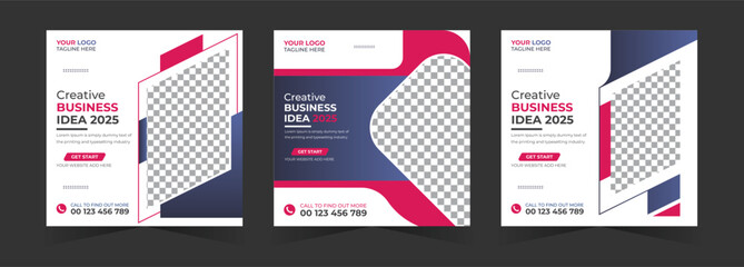 Creative business agency social media corporate Instagram marketing post