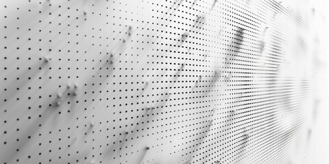 Grid pattern texture on white background with subtle depth and dimension in design elements