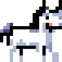 Pearl Paladin Horse Pixel