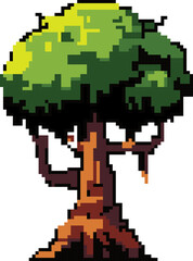 Pixelated Arcade Tree