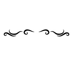 Text dividers doodle . Wedding decorative elements. Divider ornament, borders, vintage line separators.