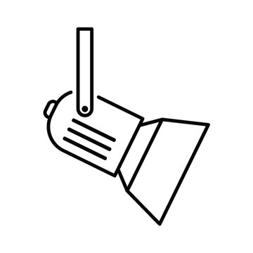 recommend clip art: stage lighting spotlight icon outline vector design illustration