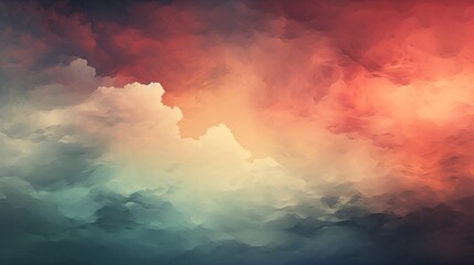 Naklejka premium Vintage grainy texture with warm to cool gradient