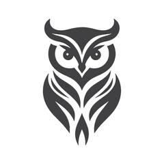Fototapeta premium Minimalist Owl Logo Icon