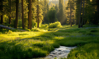 Obraz premium Stunning Nature Landscapes: Mountains, Forests, Oceans, and Serene Vistas.