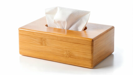 This stylish wooden tissue box adds a touch of elegance to any room.