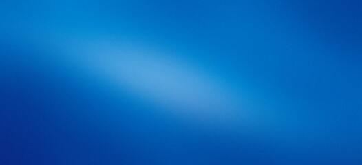 Blue light glowing grainy gradient, noisy texture abstract background cover design banner header.