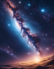 Naklejka premium background with stars