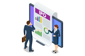 An investor buys into an IPO, focusing on potential returns, passive income, and innovative financial strategies. Isometric invests in new share and IPO concept