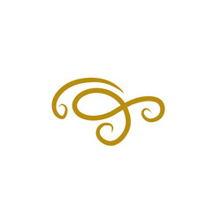 ornament swirl line victorian