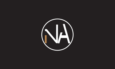 NA, AN , A ,N, Abstract Letters Logo Monogram	