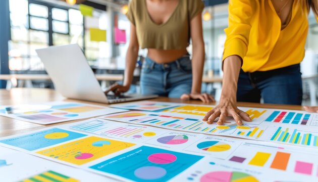 Creative team collaborating on innovative design concepts in a vibrant studio environment - Powered by Adobe