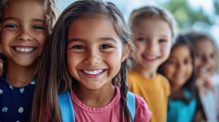 Fototapeta premium World Children's Day. A cute kid. happy children