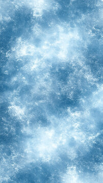 Abstract blue and white textured background.