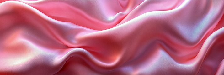 Obraz premium Pink color linen fabric texture material image 