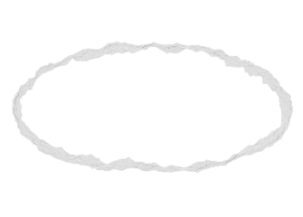 Ripped paper png frame sticker, ephemera collage element on transparent background