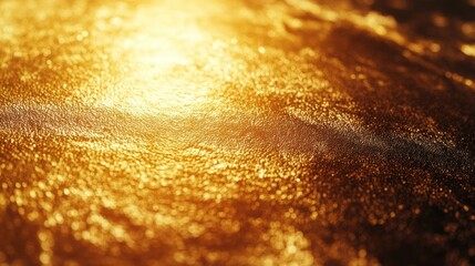 Elegant gold background with a shimmering metallic finish, perfect for luxury design projects or wallpapers