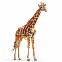 Obraz premium giraffe isolated on white