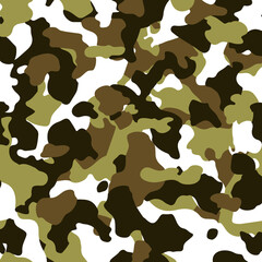 Fototapeta premium Green camouflage png pattern sticker, transparent background