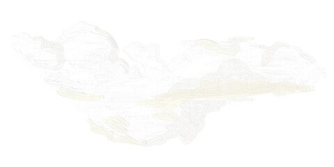 Obraz premium Abstract cloud png transparent background