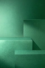 High-quality stock photo perfect for exhibiting products or branding objectives, three...
