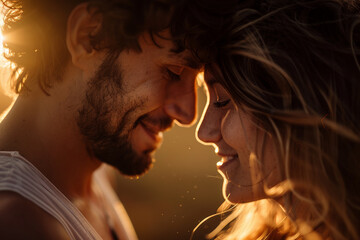 Romantic best day Just Married couple celebration wedding Day, Generative AI illustration photo