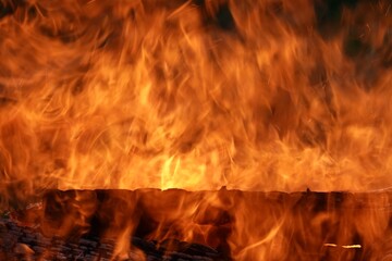 Fototapeta premium Großes Feuer