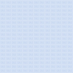Sale word subtle background pattern for social media content. Concept sale text pattern.