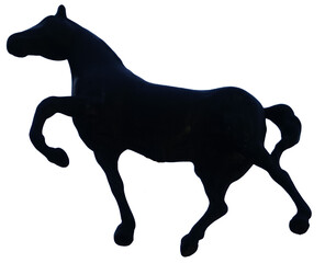 Schattenriss Pferd