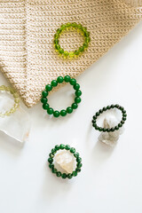 jewelry with natural semiprecious stones bracelets