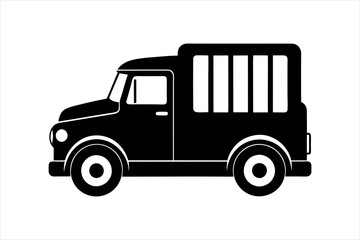 truck silhouette vector
