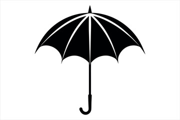 umbrella silhouette vector