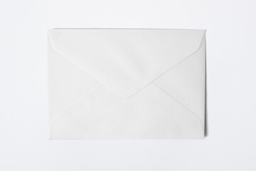 Transparent letter envelope mockup png stationery on the table