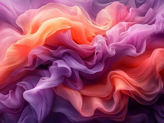 Fototapeta premium Soft Flowing Shapes in Serene Water Colors