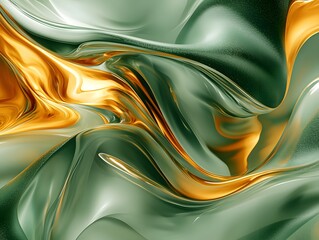 Abstract Liquid Ripples in Gentle Glass Textures