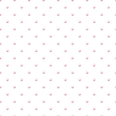 Seamless pattern with pink perls. Polka dot print. Hand drawn watercolor illustration. Companion fabric with delicate children's print. Simple ornament for girly themes. Template for wrapping, cover.