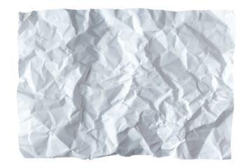 Scrunched paper png sticker, transparent background