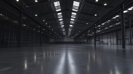 The Vast Industrial Warehouse Space