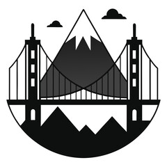 city golden gate bridge