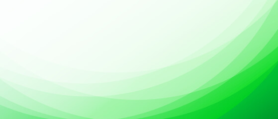  green curved abstract background 