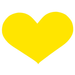 Yellow heart isolated, heart sign, heart isolated on white, yellow heart, yellow, decoration, accessories, heart on white, heart sticker, heart icon, png, love, romantic, sticker, sign, heard png