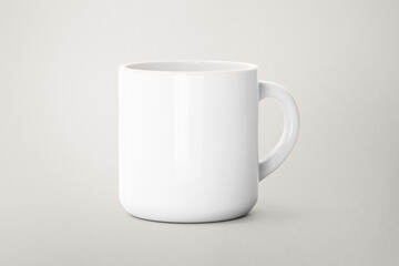 Ceramic mug png mockup, minimal kitchenware