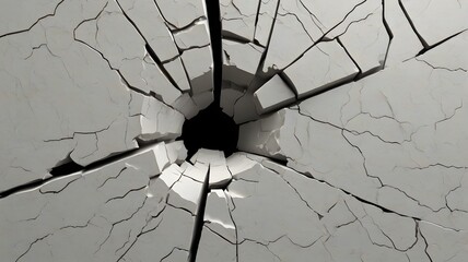 damaged or cracked white wall texture background. generative ai