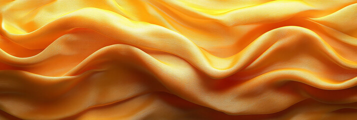 Obraz premium Yellow color linen fabric texture material image 