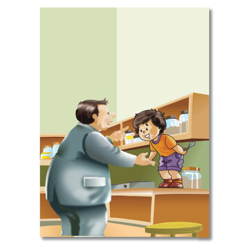Vectored Artwork kids rhymes book design