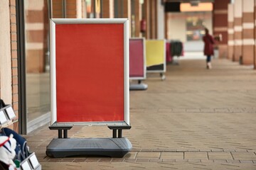 Generic discount sale sign of a shop
