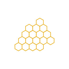 honey comb icon. vector file