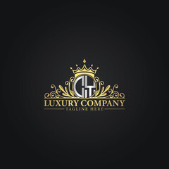 Elegant Gold Crest Logo for Premium Brands