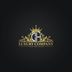 Elegant Gold Crest Logo for Premium Brands
